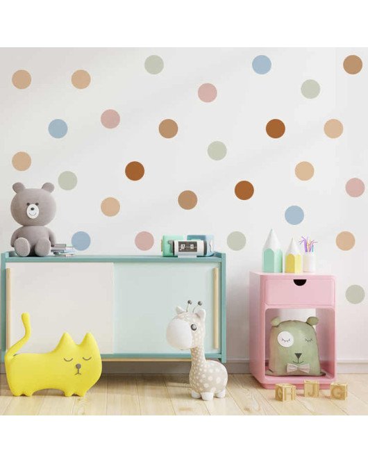 Children Room Decoration Removable Wall Decal Sticker Polka Dot Children Room Decoration Removable Wall Decal Sticker Polka Dot