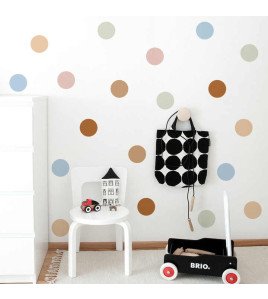 Children Room Decoration Removable Wall Decal Sticker Polka Dot