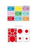 Self Adhesive Transparent Colorful Dot Sticker Wall Art Home Decor 3d