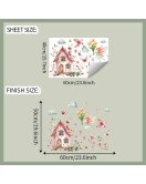 Home Decoration Baby Girls Room Castle With Fairy Wall Sticker Suppliers - Model Fun-de273