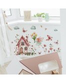 Home Decoration Baby Girls Room Castle With Fairy Wall Sticker Suppliers - Model Fun-de273