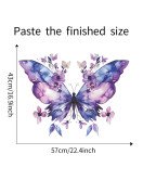 Home Decoration Self-adhesive 3d Flower Butterfly Stickers For Walls - Model Fun-e89