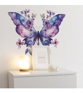 Home Decoration Self-adhesive 3d Flower Butterfly Stickers For Walls - Model Fun-e89