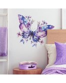 Home Decoration Self-adhesive 3d Flower Butterfly Stickers For Walls - Model Fun-e89
