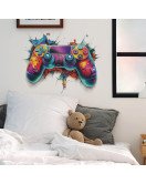 Big Living Room Removable 3d Cartoon Game Wall Stickers - Model Fun-f485