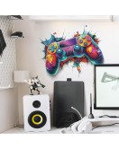 Big Living Room Removable 3d Cartoon Game Wall Stickers - Model Fun-f485