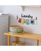 Home Decoration Self-adhesive Removable Laundry Personalized Wall Stickers - Model Hy-b127
