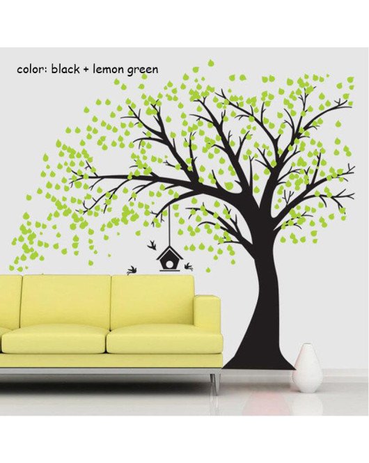 Decorative Large Family Tree Vinyl Die Cut Stickers