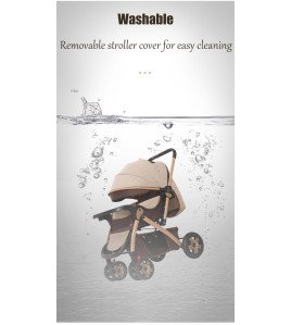 Extreme Edition - Foldable Baby Stroller Portable Travel Pram Multifunctional Newborn Infant Carriage For Four Seasons For 0~3 Year Old